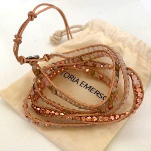 Bronze wrap bracelet